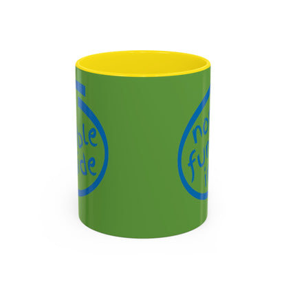 Non-Fungible Inside Green Accent Mug by cypherpunkgear.com