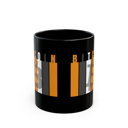 Bitcoin (BTC) Freedom Black Mug by cypherpunkgear.com