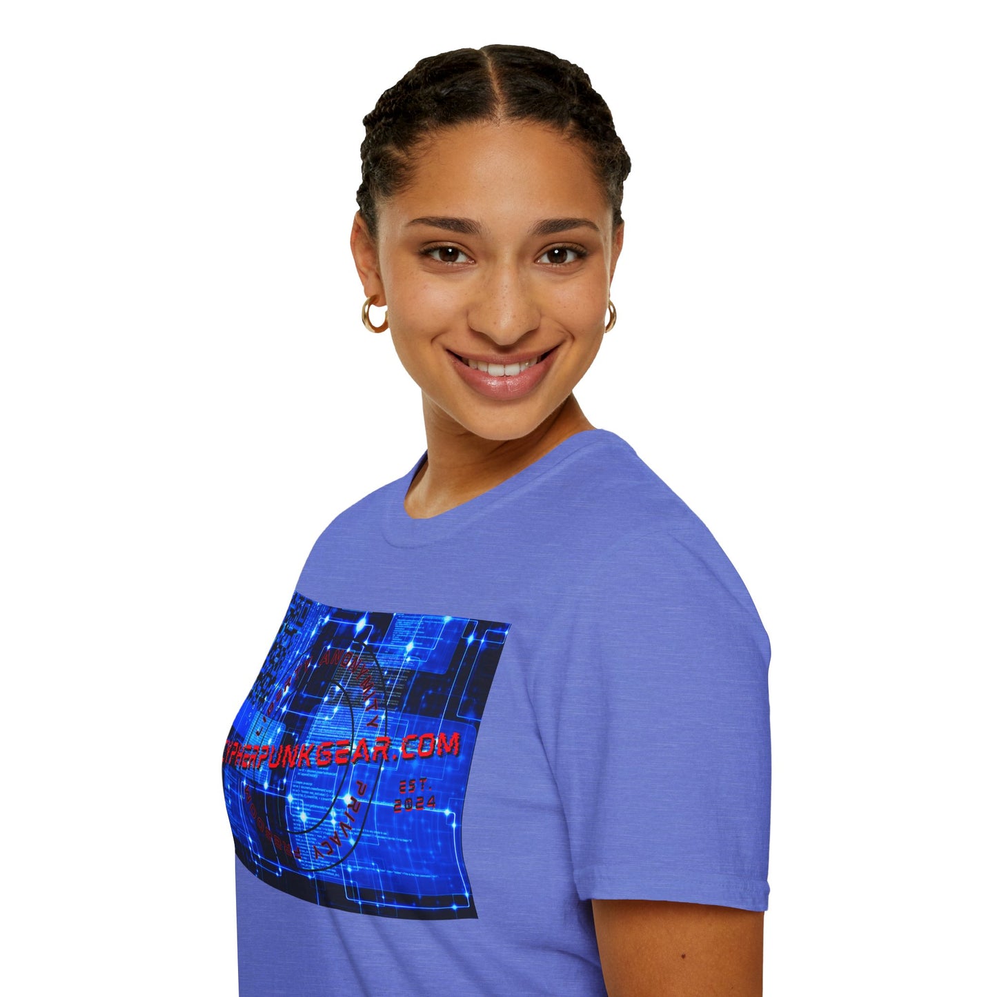 Cypherpunkgear.com logo Light colors Unisex T-Shirt by cypherpunkgear.com