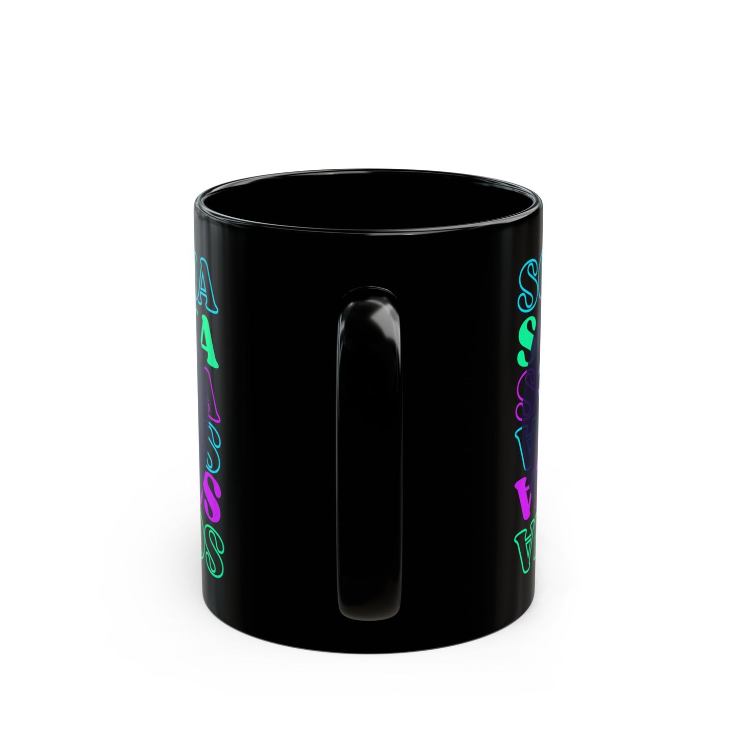 Solana, Solana, Solana (SOL) Black Mug by cypherpunkgear.com