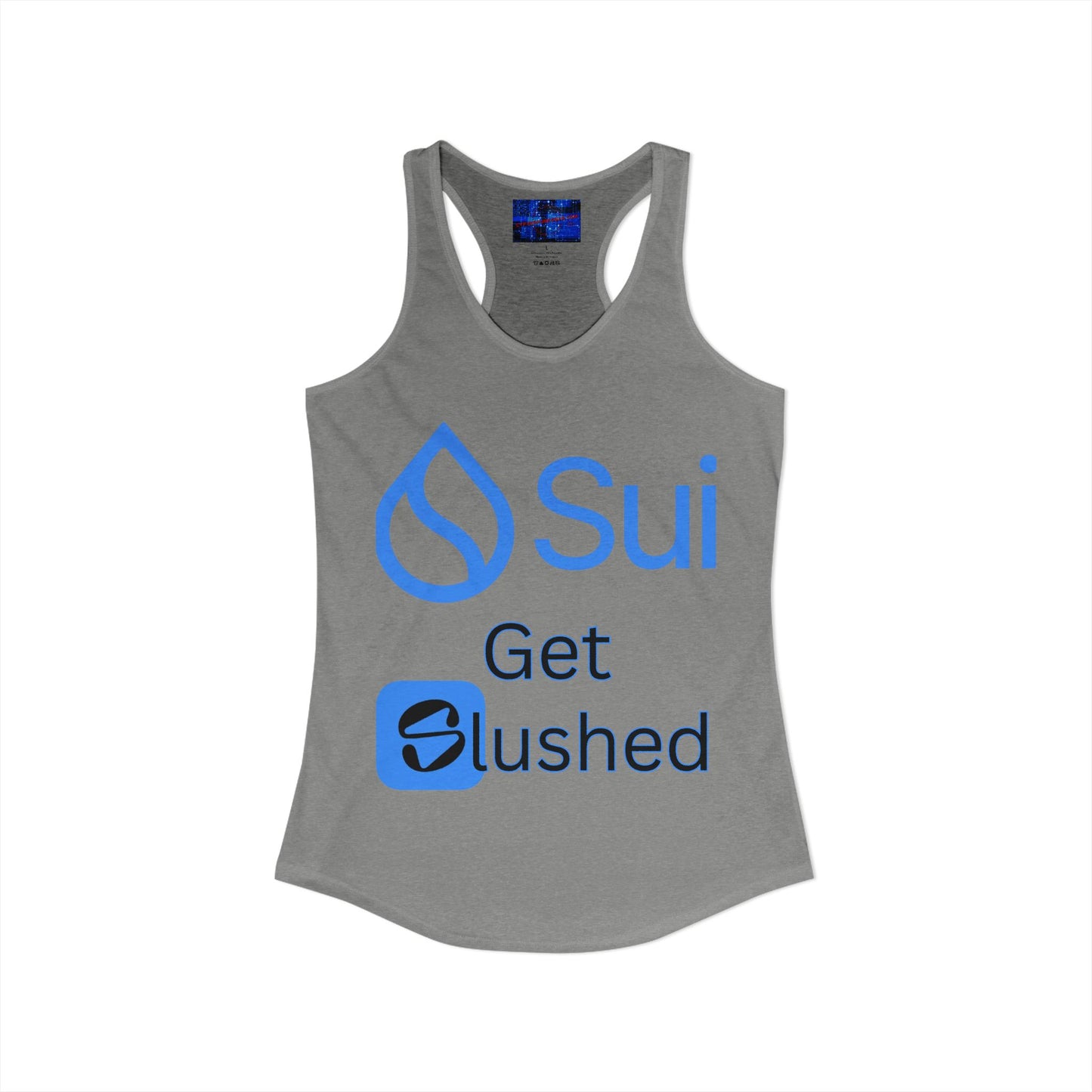 Sui: Get Slushed Women's Racerback Tank Top by cypherpunkgear.com