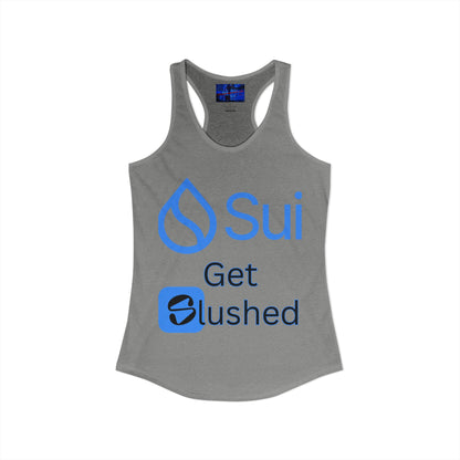 Sui: Get Slushed Women's Racerback Tank Top by cypherpunkgear.com