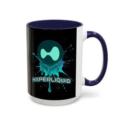 HYPE Drip Black Accent Mug by cypherpunkgear.com