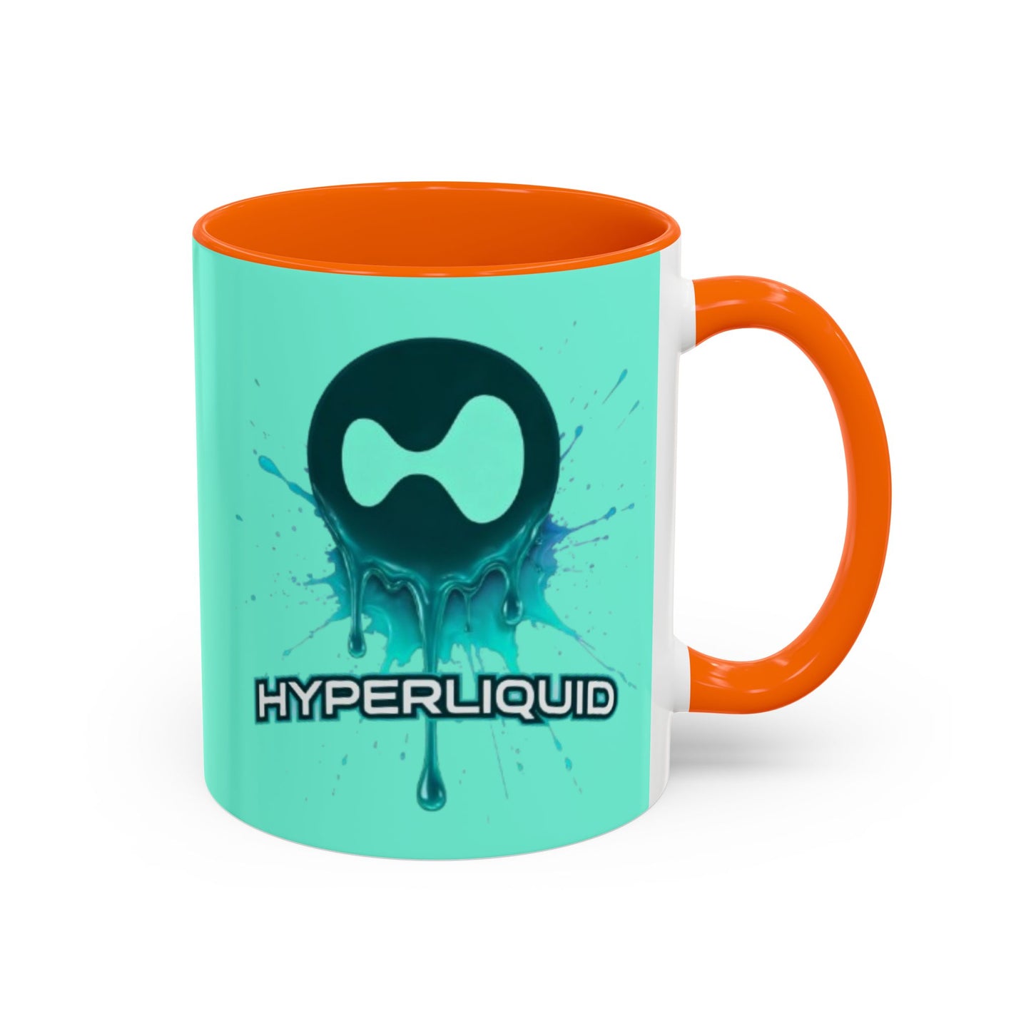 HYPE Drip Light Hyperliquid Accent Mug by cypherpunkgear.com