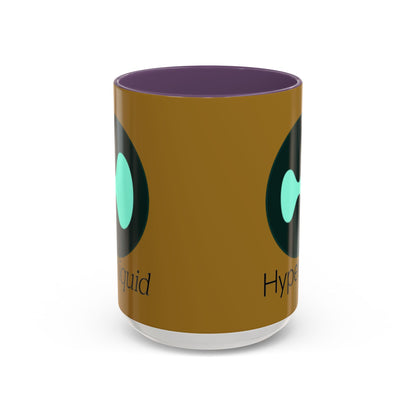 Hyperliquid Black font Brown Accent Mug by cypherpunkgear.com