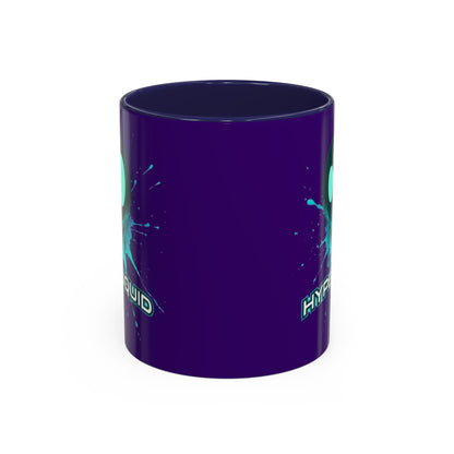 HYPE Drip Dark Purple Accent Mug by cypherpunkgear.com