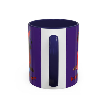 Is it Samhain yet? Dark Purple Accent Mug by CreepyCrafts.boo