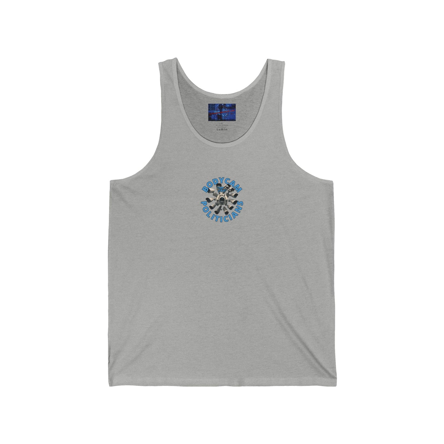 2-sided, Bodycam the Politicians Cameras Unisex Jersey Tank Top by cypherpunkgear.com