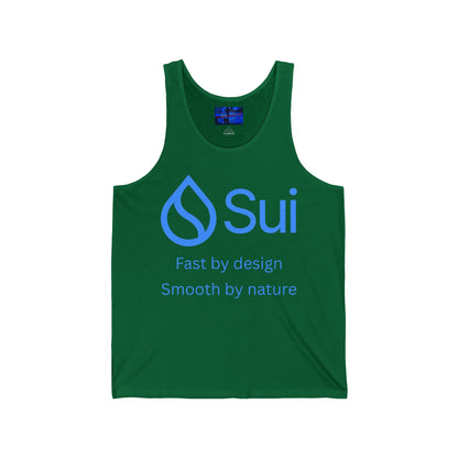 SUI Unisex Jersey Tank Top by cypherpunkgear.com