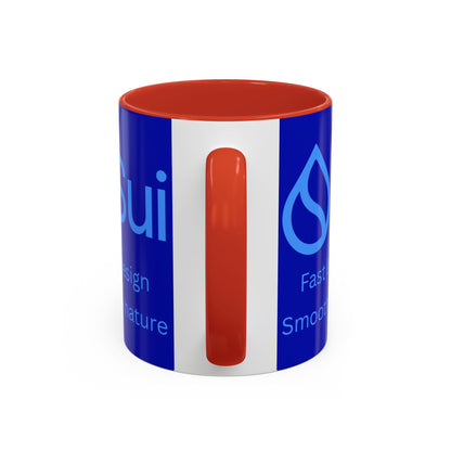 SUI Dark Blue Accent Mug by cypherpunkgear.com