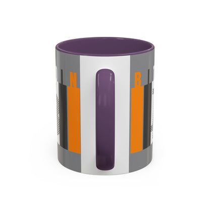 Bitcoin (BTC) Freedom Accent Mug by cypherpunkgear.com