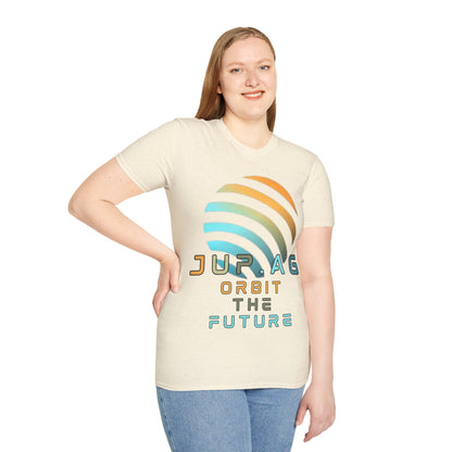 Jupiter (JUP) Orbit the Future Light colors Unisex T-Shirt by cypherpunkgear.com
