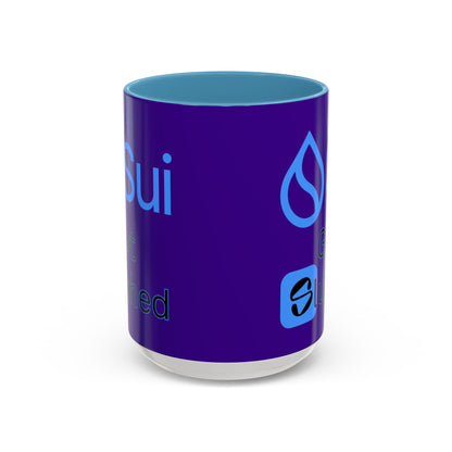 Sui: Get Slushed Purple Accent Mug by cypherpunkgear.com
