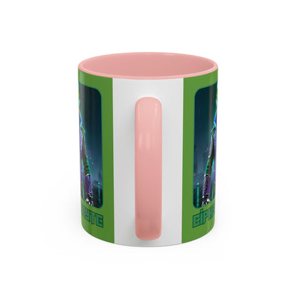 Cipher McByte Accent Mug by cypherpunkgear.com