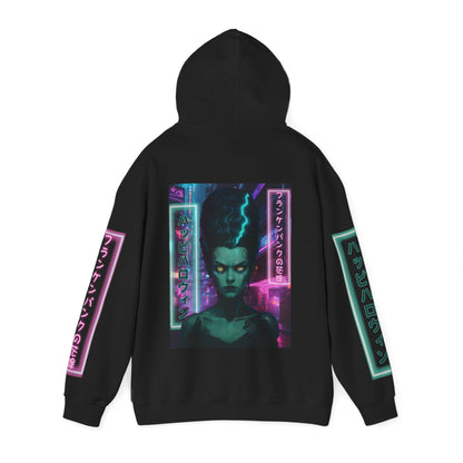 Bride of Frankenpunk Hoodie Unisex Hooded Sweatshirt by CreepyCrafts.boo
