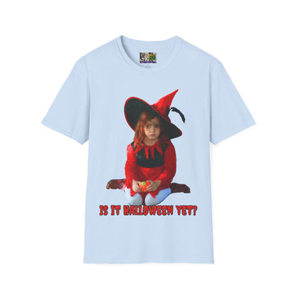 Is it Halloween yet? Light colors Unisex T-Shirt by CreepyCrafts.boo