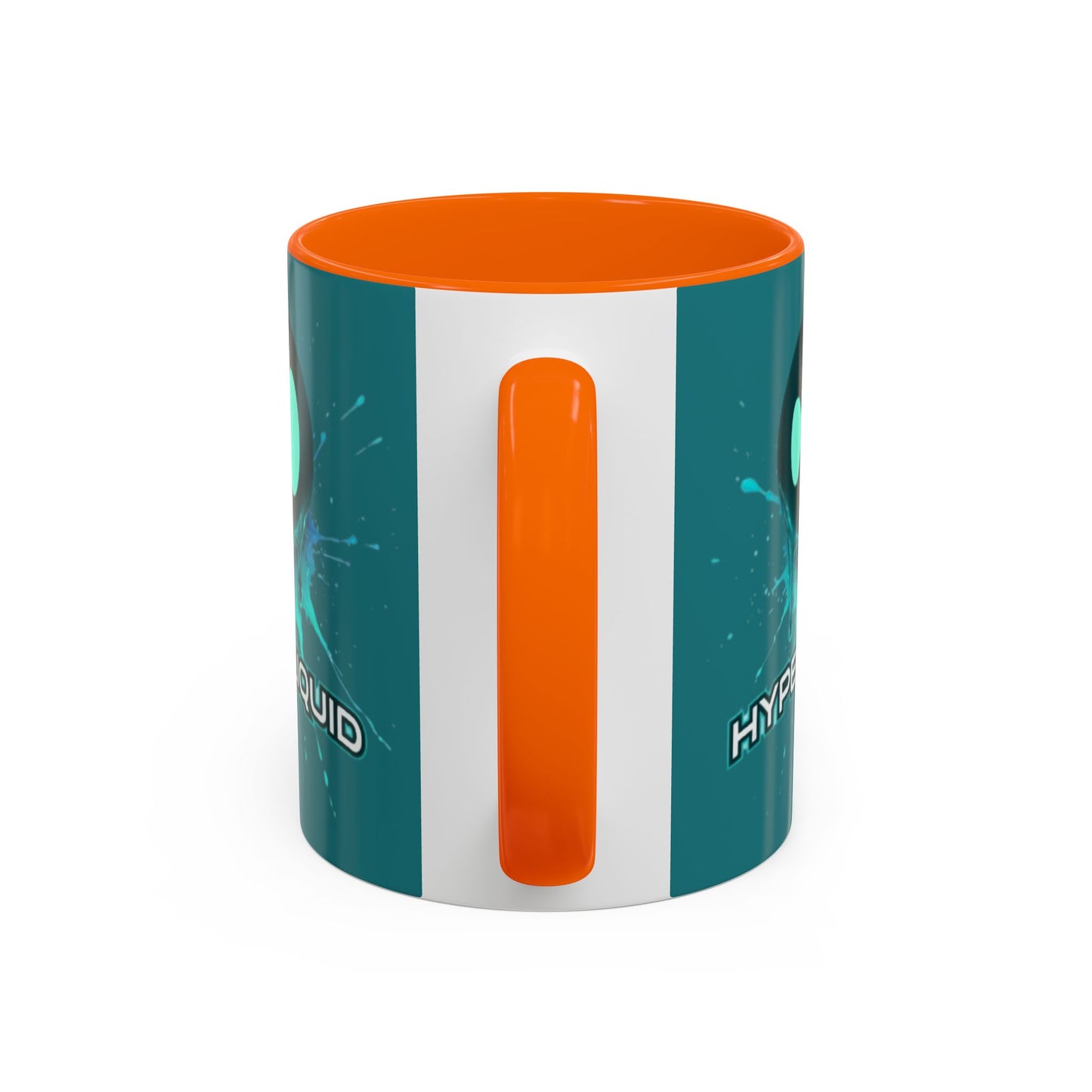 HYPE Drip Hyperliquid Accent Mug by cypherpunkgear.com