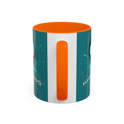 HYPE Drip Hyperliquid Accent Mug by cypherpunkgear.com