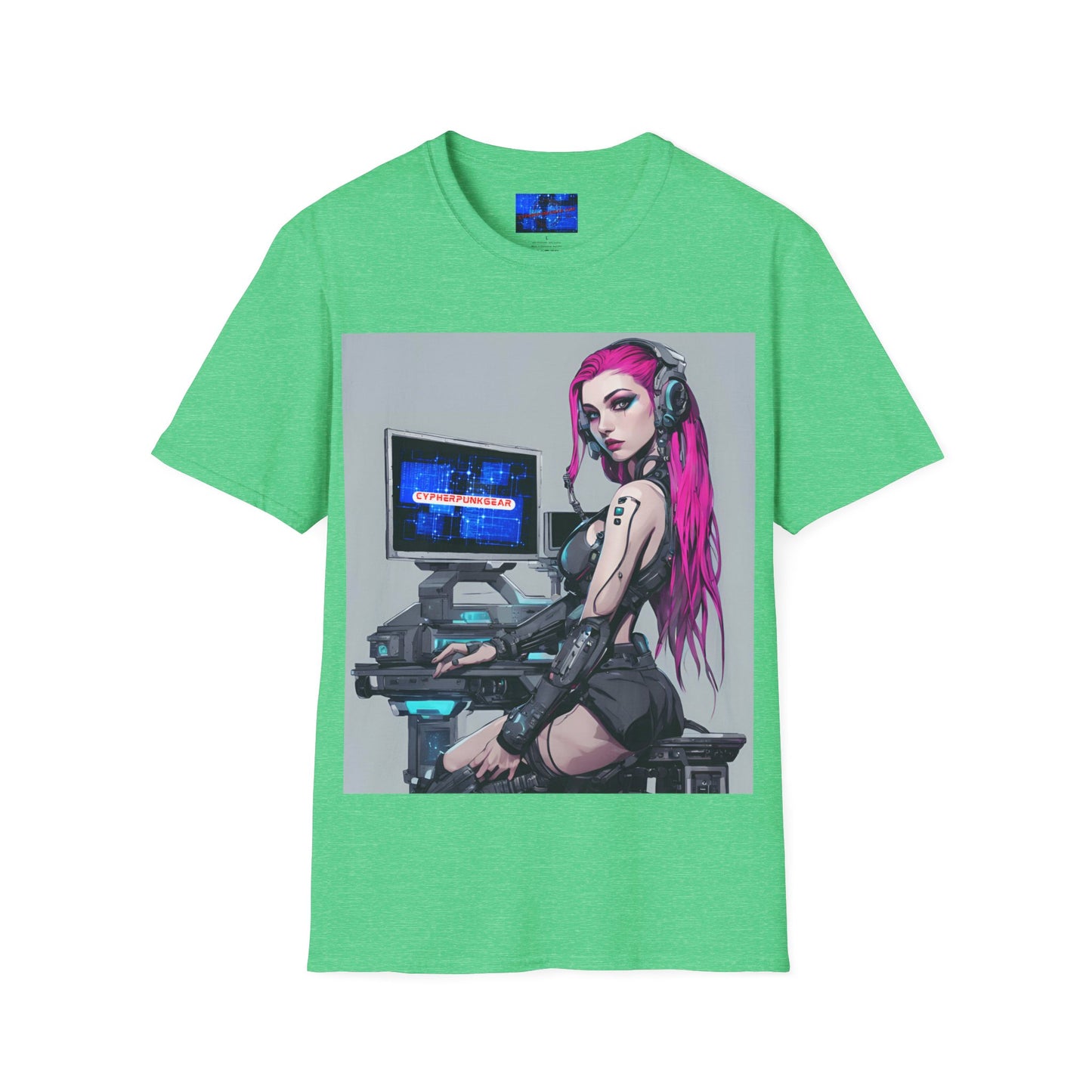 Netrunner Cyberpunk Unisex T-Shirt by cypherpunkgear