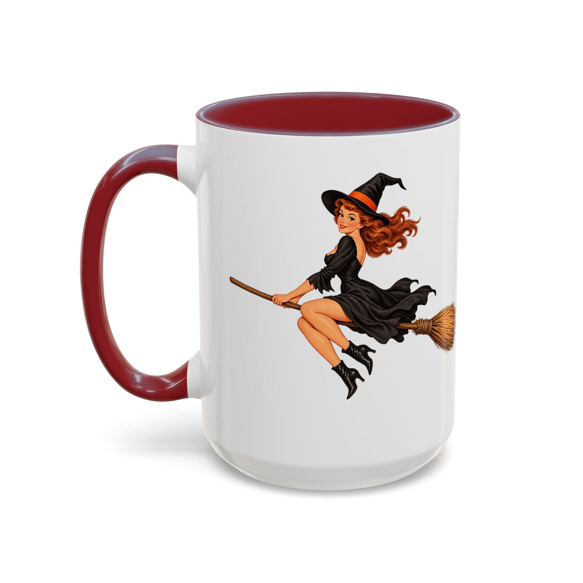 Hazel Hex White Accent Mug by CreepyCrafts.boo