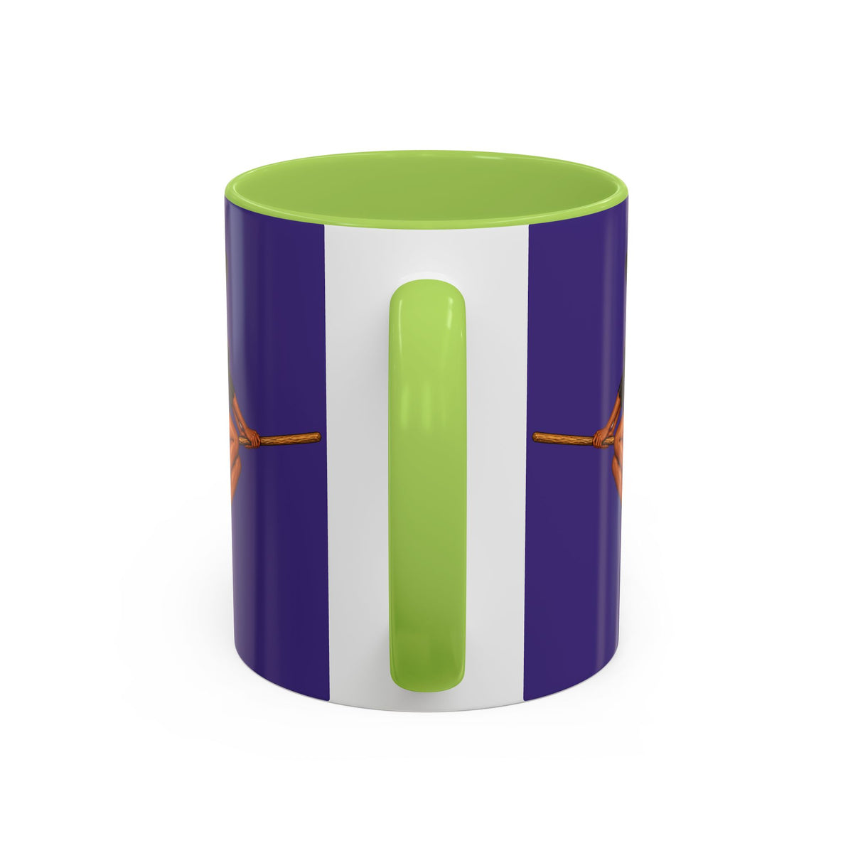 Velvet Vex Purple Accent Mug by CreepyCrafts.boo