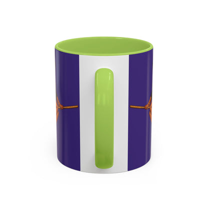 Velvet Vex Purple Accent Mug by CreepyCrafts.boo