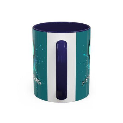 HYPE Drip Hyperliquid Accent Mug by cypherpunkgear.com