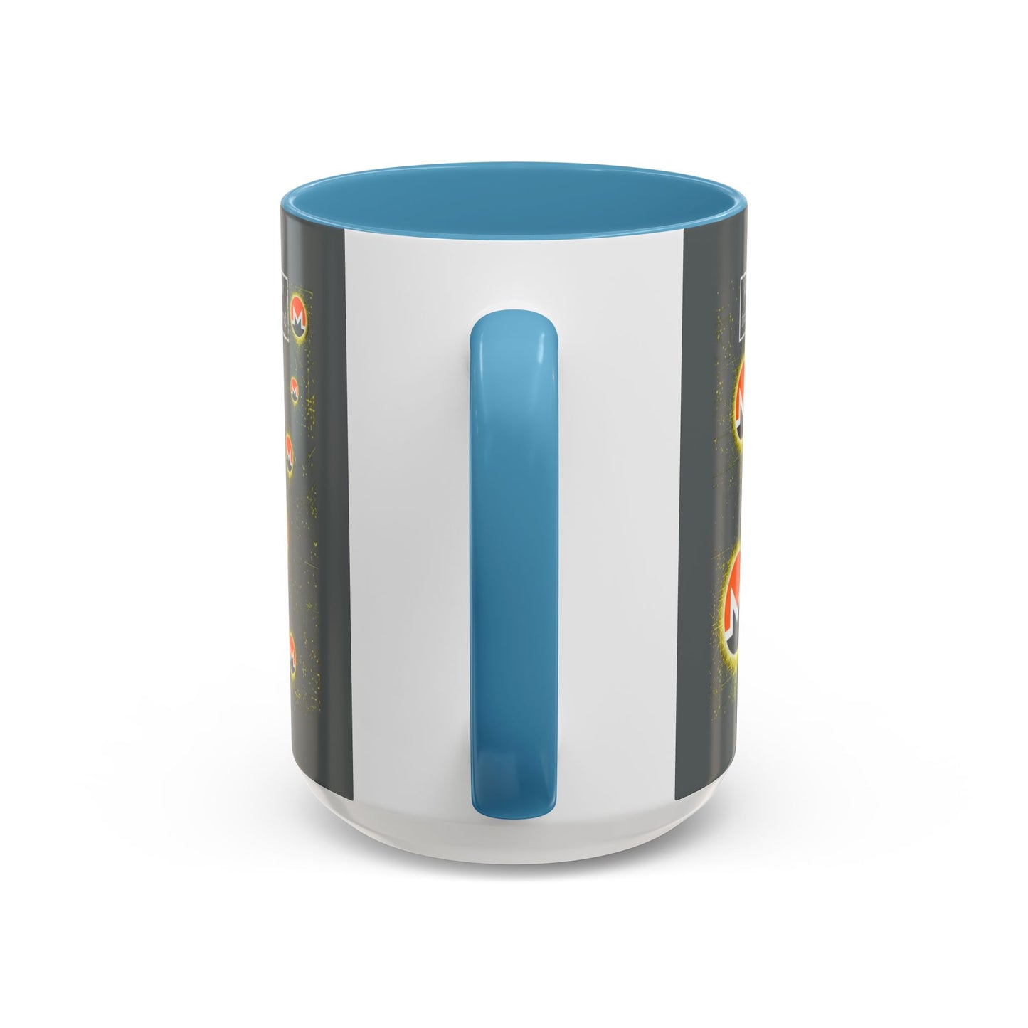 Monero (XMR) don't assume your freedoms are assured Grey Accent Mug by cypherpunkgear.com