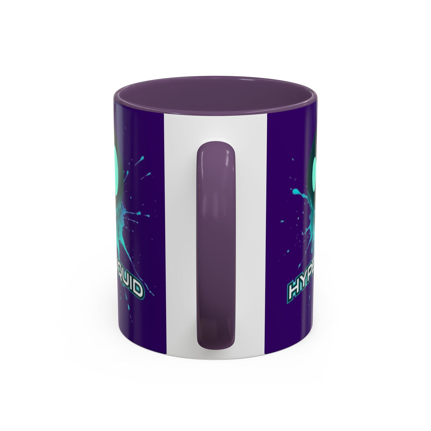 HYPE Drip Dark Purple Accent Mug by cypherpunkgear.com