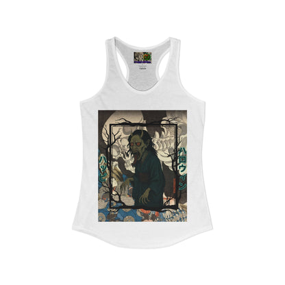 Yōkai Happy Halloween Women's Racerback Tank Top by CreepyCrafts.boo