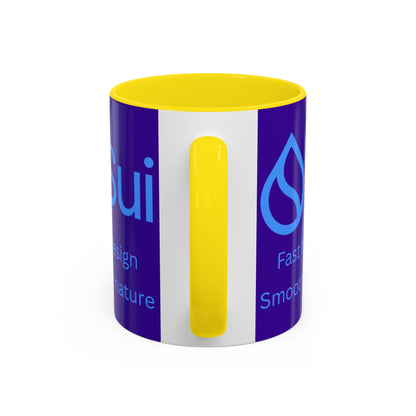 SUI Purple Accent Mug by cypherpunkgear.com