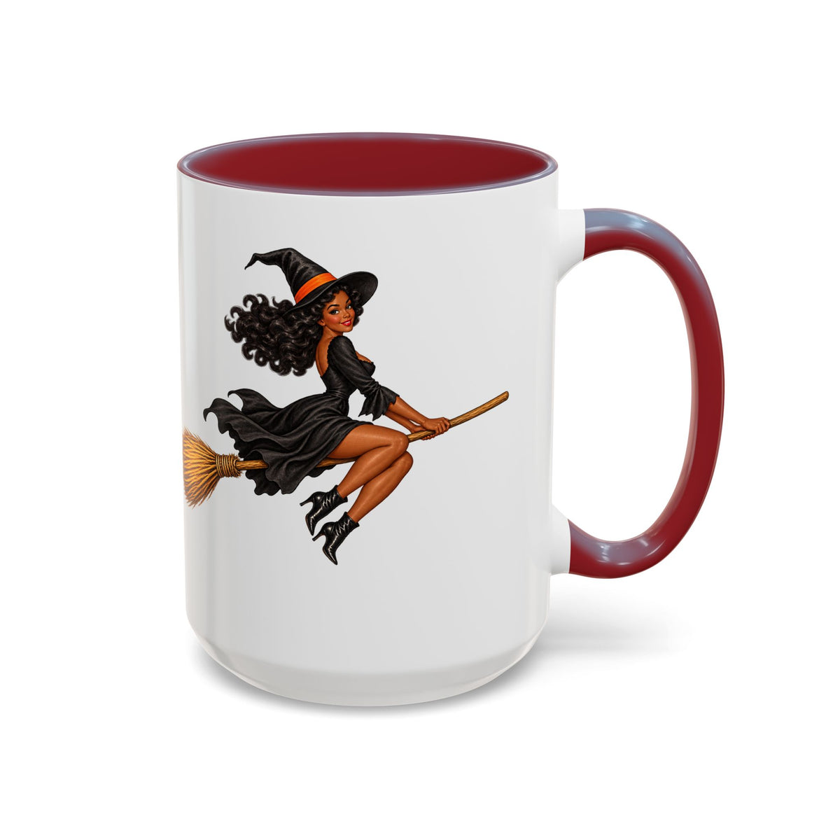 Velvet Vex White Accent Mug by CreepyCrafts.boo