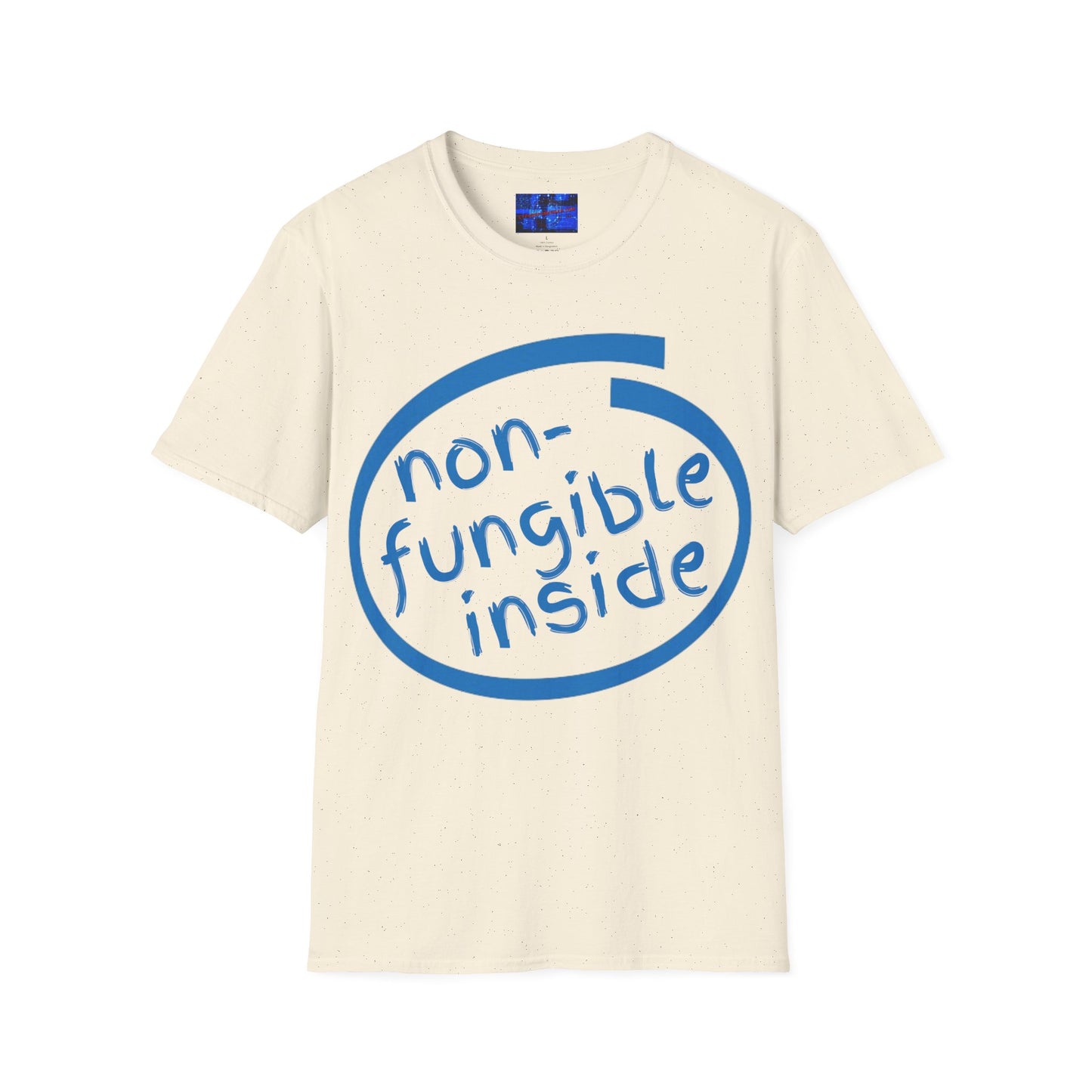 Non-Fungible Inside Light colors Unisex T-Shirt by cypherpunkgear.com