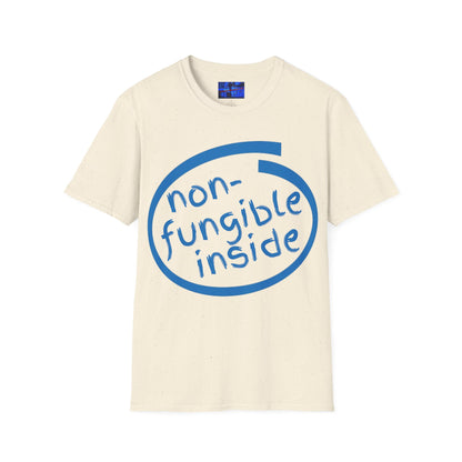 Non-Fungible Inside Light colors Unisex T-Shirt by cypherpunkgear.com