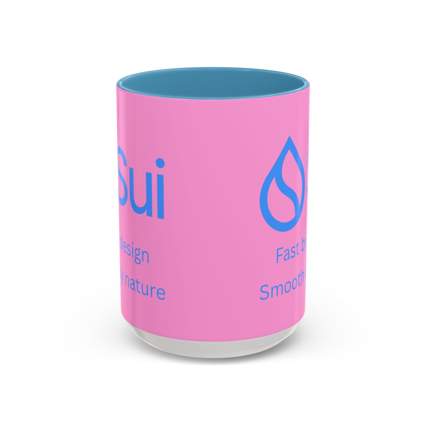 SUI Pink Accent Mug by cypherpunkgear.com