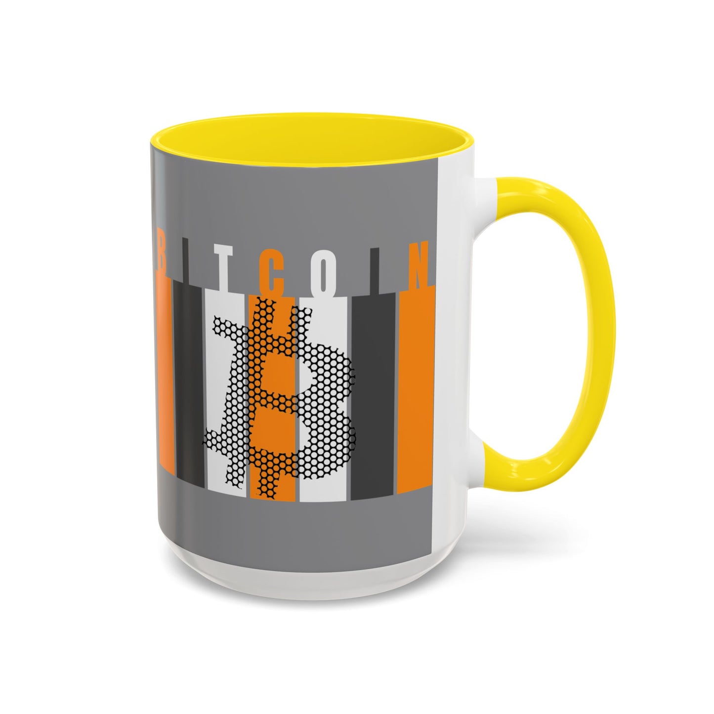 Bitcoin (BTC) Freedom Accent Mug by cypherpunkgear.com