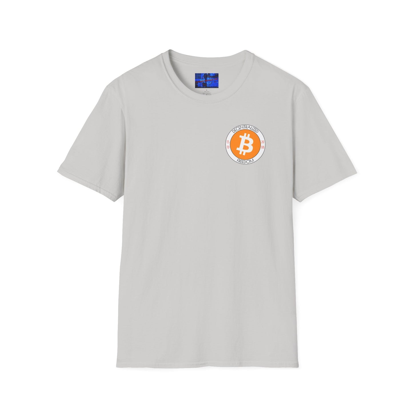 Bitcoin de 2 caras: ¡Libertad descentralizada de cypherpunkgear! Camiseta unisex de estilo suave