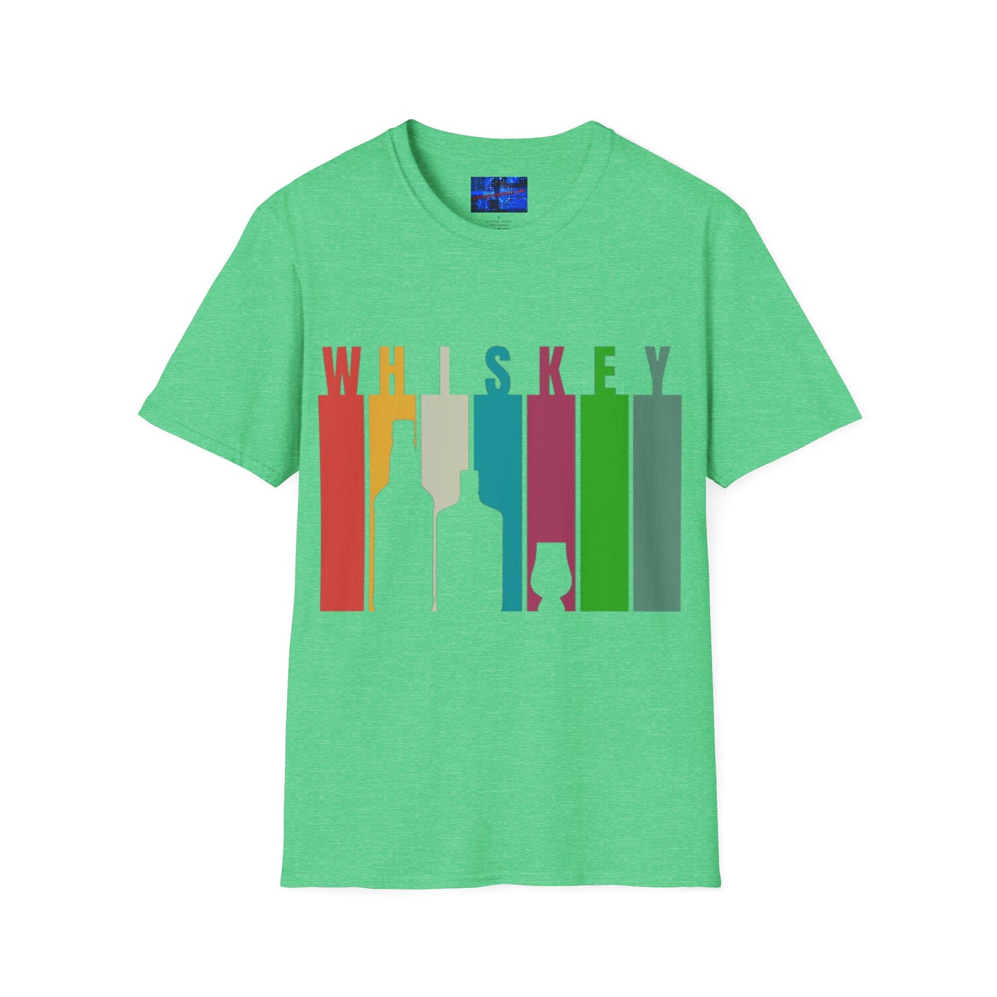 Whiskey spelled with an 'e' Dark colors Unisex T-Shirt by cypherpunkgear.com