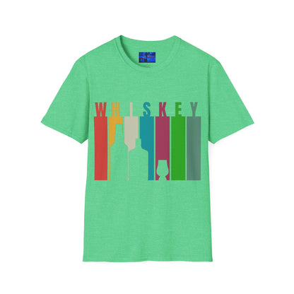 Whiskey spelled with an 'e' Dark colors Unisex T-Shirt by cypherpunkgear.com