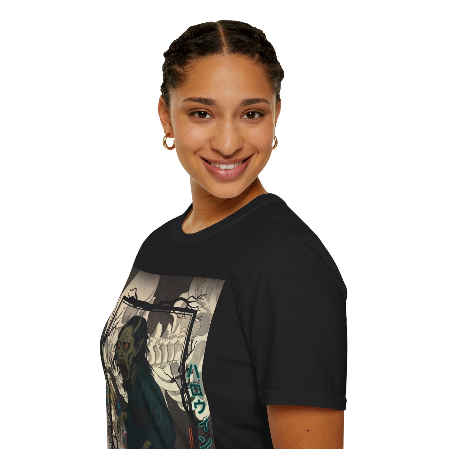 Yōkai Happy Halloween Dark colors Unisex T-Shirt by CreepyCrafts.boo