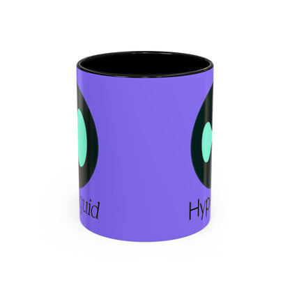 Hyperliquid Black font Light Purple Accent Mug by cypherpunkgear.com