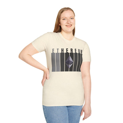 Ethereum (ETH) Light colors Unisex T-Shirt by cypherpunkgear.com
