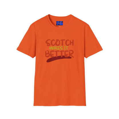 ¡Scotch lo mejora con cypherpunkgear! Camiseta unisex de estilo suave