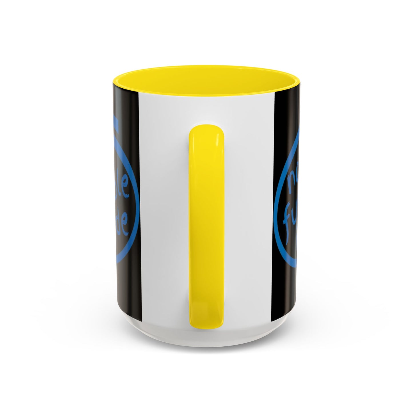 Non-Fungible Inside Black Accent Mug by cypherpunkgear.com