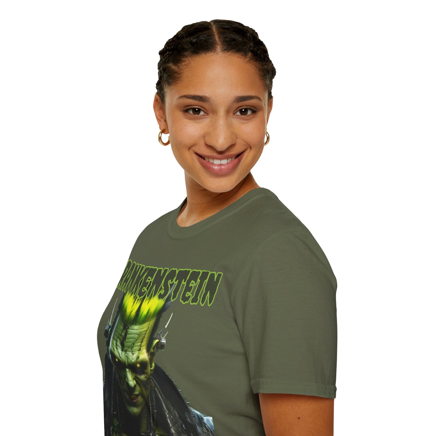 Frankenstein Lives Dark colors Unisex T-Shirt by CreepyCrafts.boo