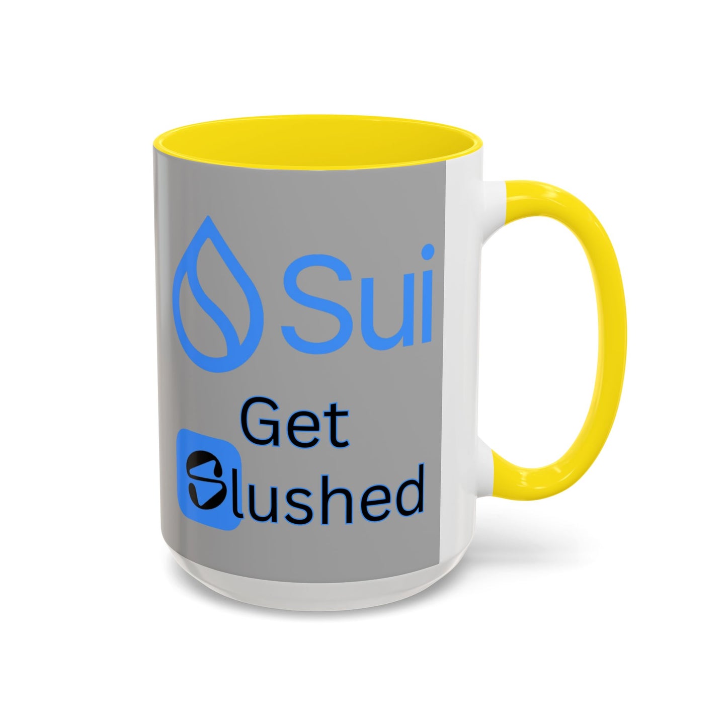 Sui: Get Slushed Grey Accent Mug by cypherpunkgear.com
