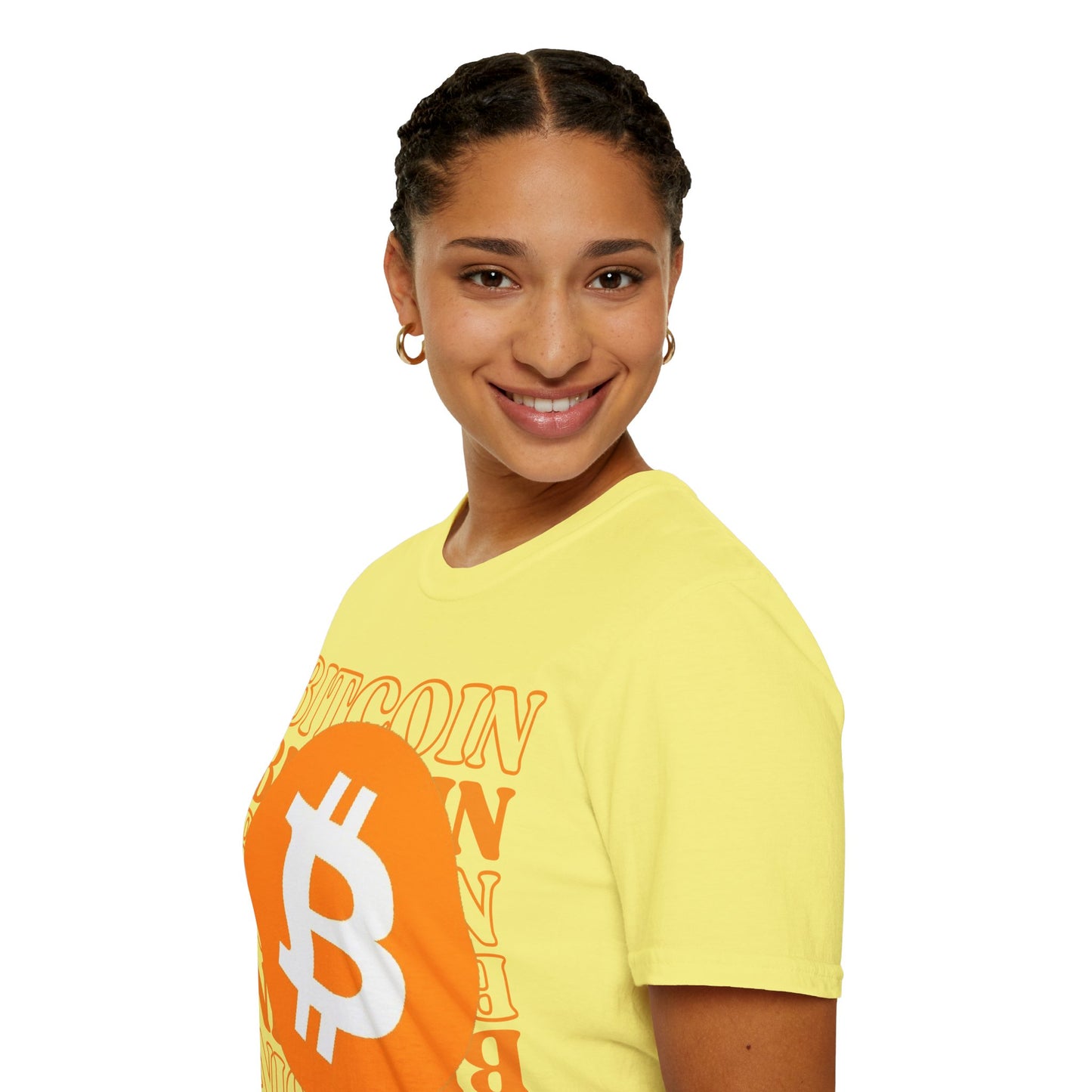Bitcoin Bitcoin Bitcoin (BTC) Light colors Unisex T-Shirt by cypherpunkgear.com