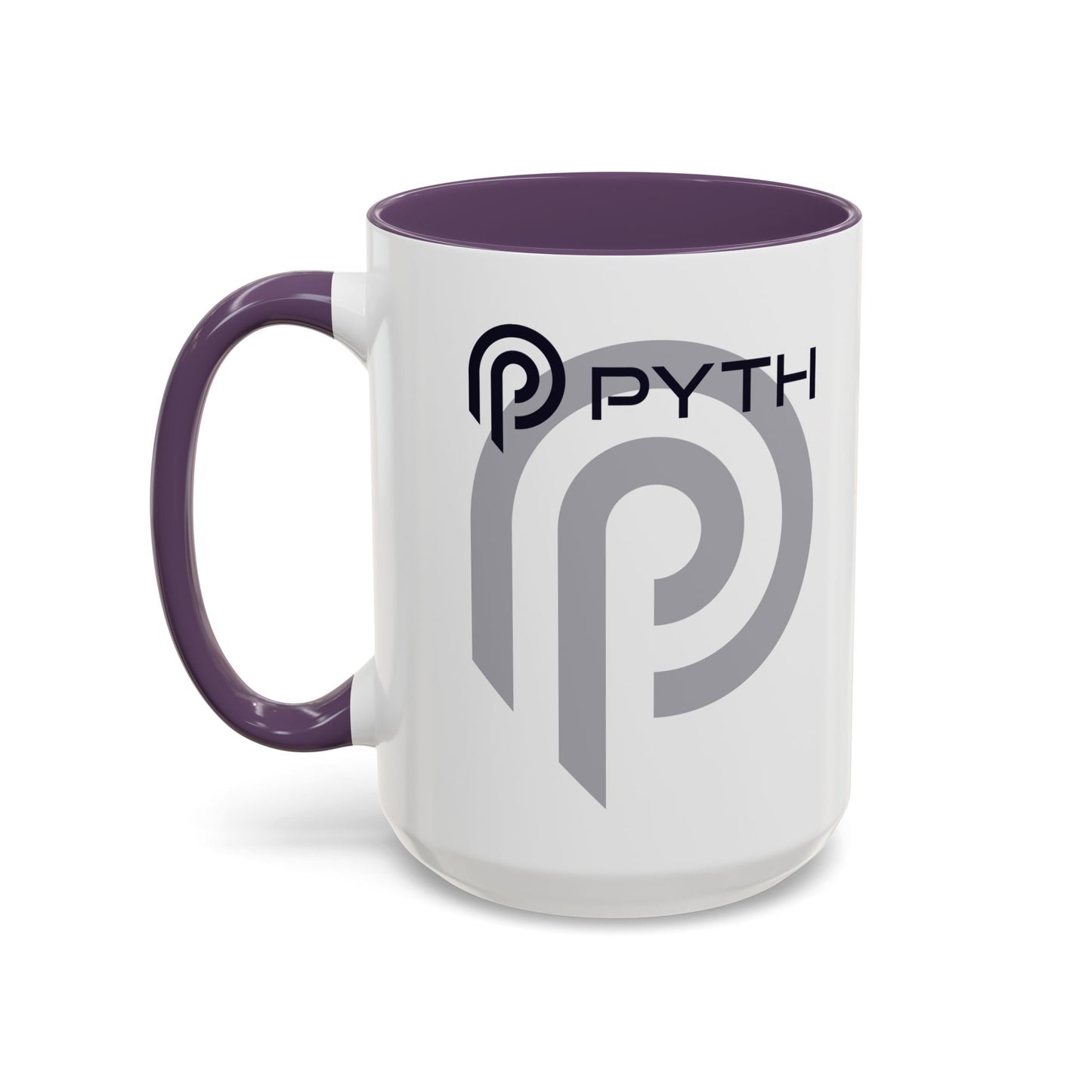 Pyth (PYTH) Accent Mug by cypherpunkgear.com