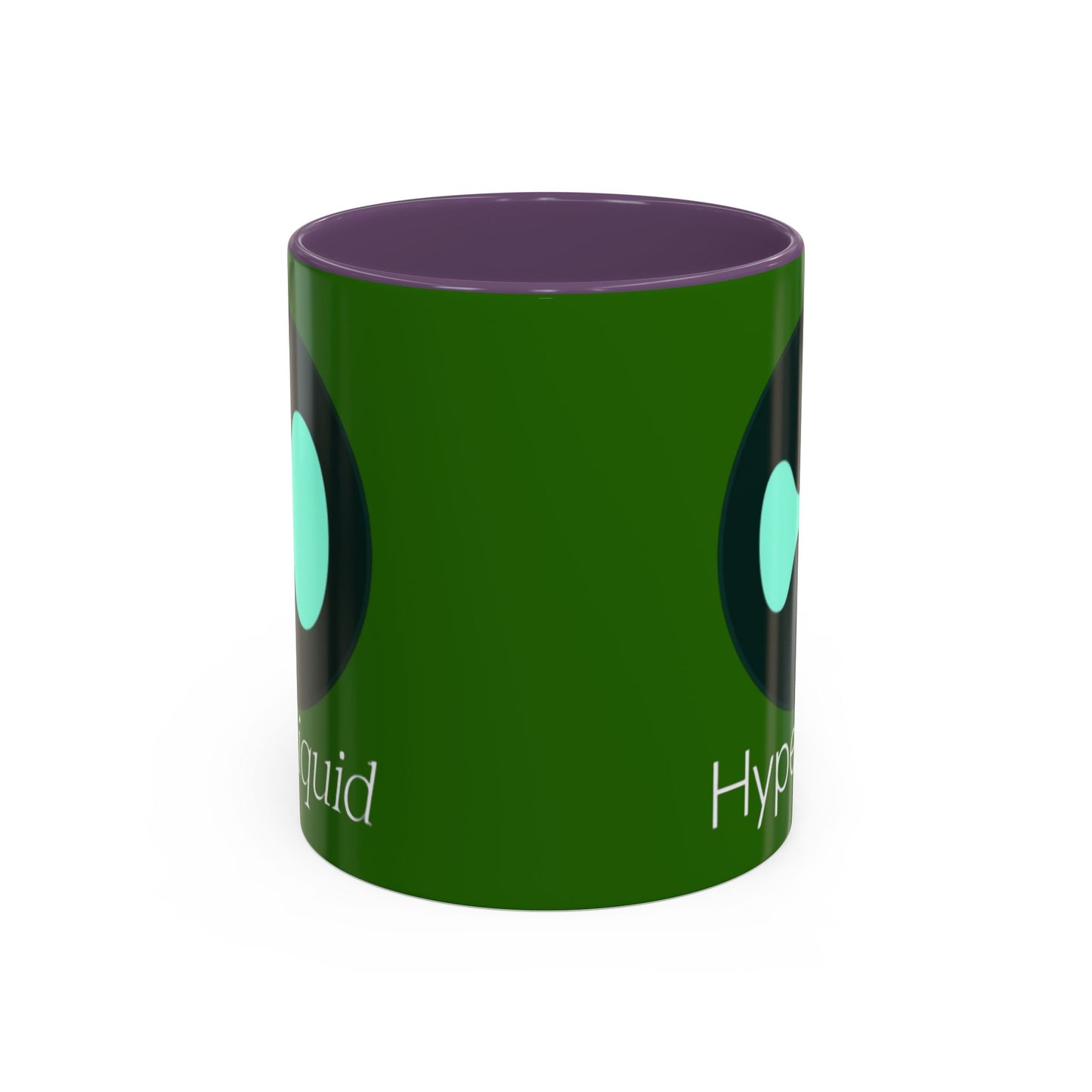 Hyperliquid White font Green Accent Mug by cypherpunkgear.com