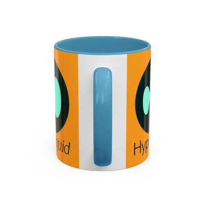 Hyperliquid Black font Orange Accent Mug by cypherpunkgear.com